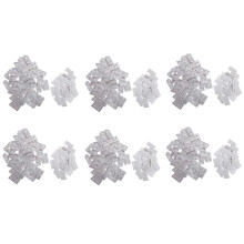 180Pcs Shelf Cabinet 90 Degree Plastic Corner Braces Angle Brackets White