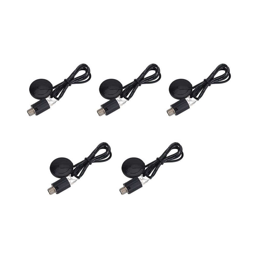 5X Acoustic Guitar Pickup Piezo Transducer For Guitar Violin Ukulele Mandolin Black 6032999294096
