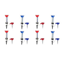 2set Magnetic Tees 80mm Durable 360 Degree Rotation Tees for Men Women Practice Training