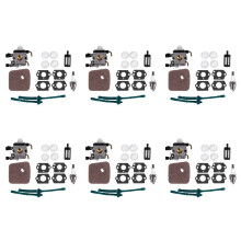 6X Vergaser für FS80 Vergaser- FC55 FC75 FC85 FS310 FS38 FS45 FS45C FS45L FS46 FS55 FS55RC FS55T FS74 FS75 FS76 FS80 FS85 HS45 HS75 HS80