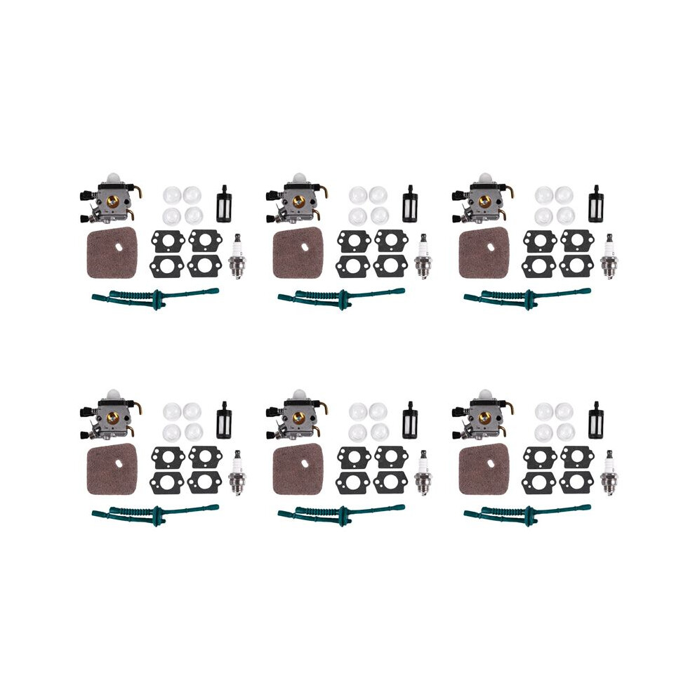 6X Carburetor For Fs80 Carburetor - Fc55 Fc75 Fc85 Fs310 Fs38 Fs45 Fs45c Fs45l Hs85 Zama Carburetor (Fs80) 4713774051555