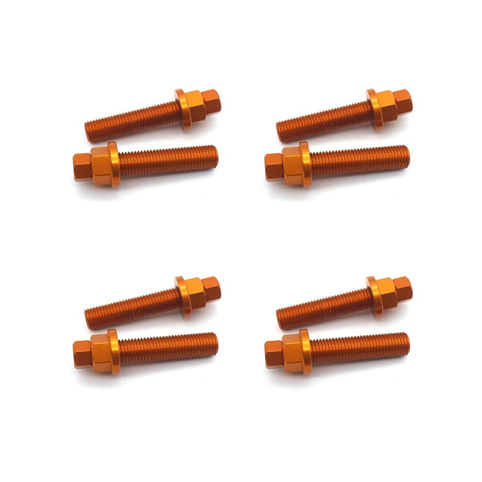 8X Rear Axle Blocks Chain Adjuster Bolt Screw For Sx Sxf Excf 125 150 250 350 450 530 690 990 1190 Adventure(Orange) Orange 6032614874764