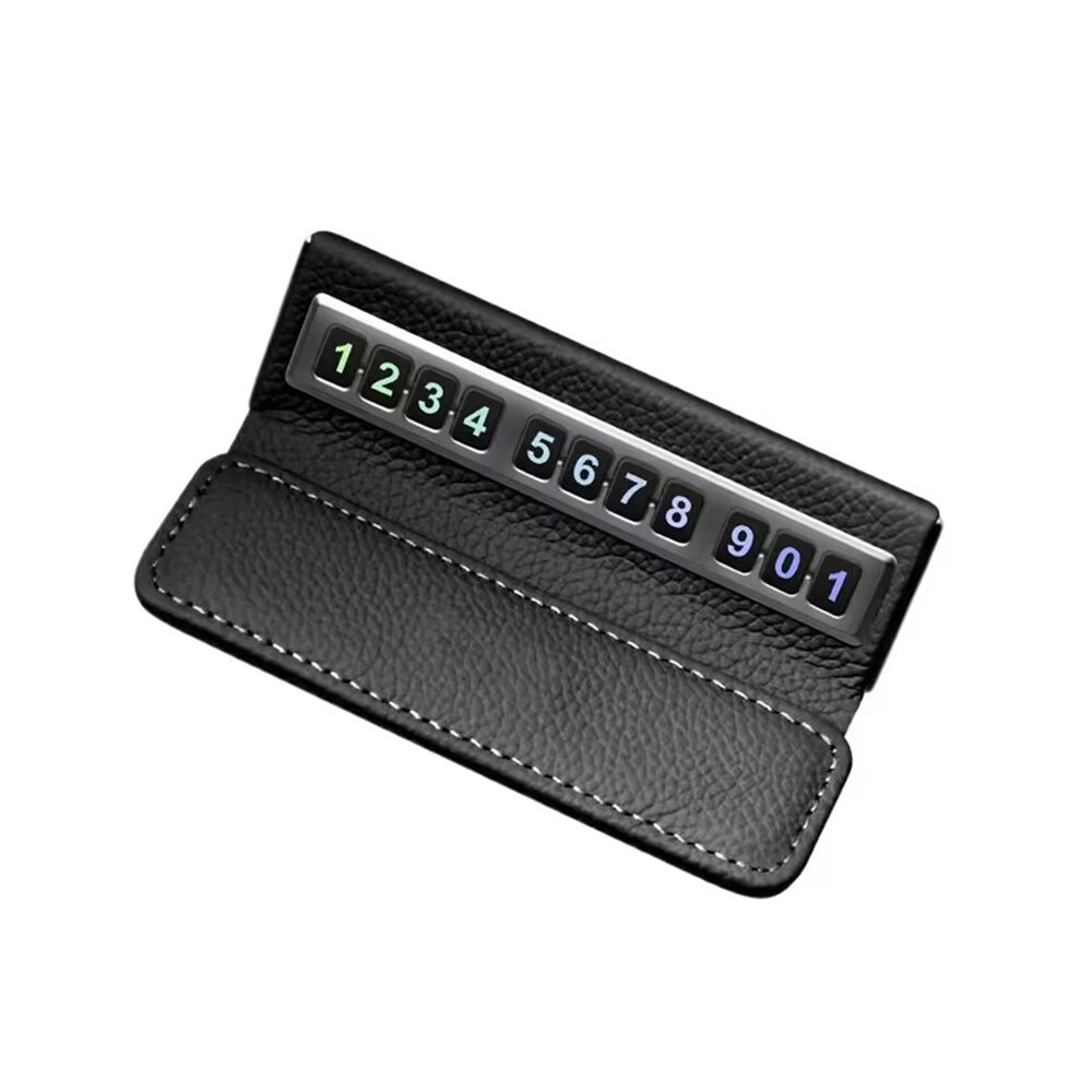 Car Temporary Parking Card With Phone Number Display For Easy Contact Saudism