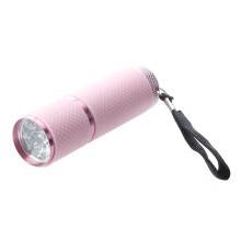 Outdoor   Rubber Coated 9-LED Flashlight Torch