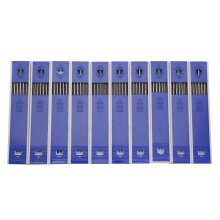 60Pieces 2.8 mm Solid Carpenter Pencil Refills for Woodworking Mechanical Pencil for Writing, Drawing, Drafting (Black)