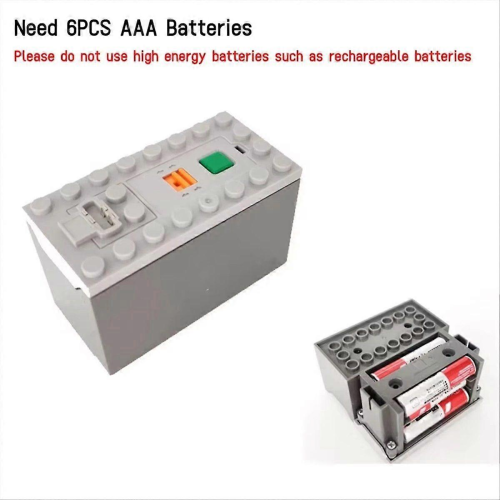 9V AAA Battery Box Compatible With  Legoeds Power Functions Technology PF Blocks 88000 Functions for Legoeds Rob 2