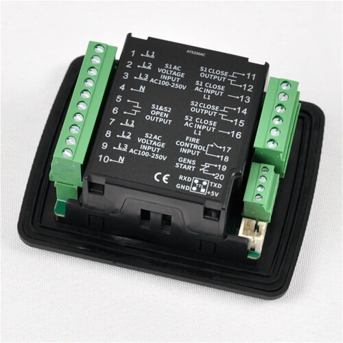 ATS320ATS Automatic Transfer Switch Controller Dual Power Generator Control Module with USB Port 1