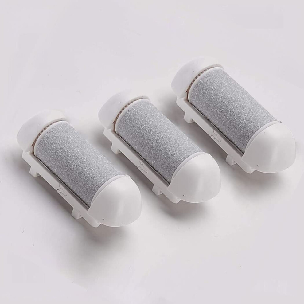 3 Pack Electric Callus Remover Replacement Heads, Medium Coarse Foot File Roller Refill for Smooth Feet