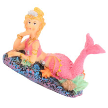 Decorative Pink Resin Mermaid for Fish Tank and Aquarium Decor