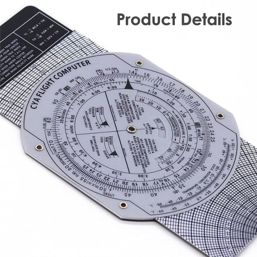 E6B Flight Computer Aviation Plotter Circular Slide Rule Used in Aviation Flight Training  Training, Internships 2