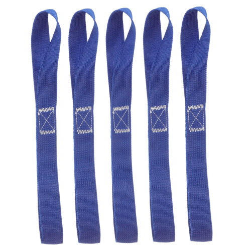 Elastic Tie Down Straps 5 Sets for Towing and Transport, Quick Loop Setup and Secure Load Control