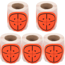 Étiquettes Cibles Auto-Adhésives Orange