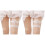 2Pcs Comfortable Beige Elastic Garters Belt for Bride Wedding 1