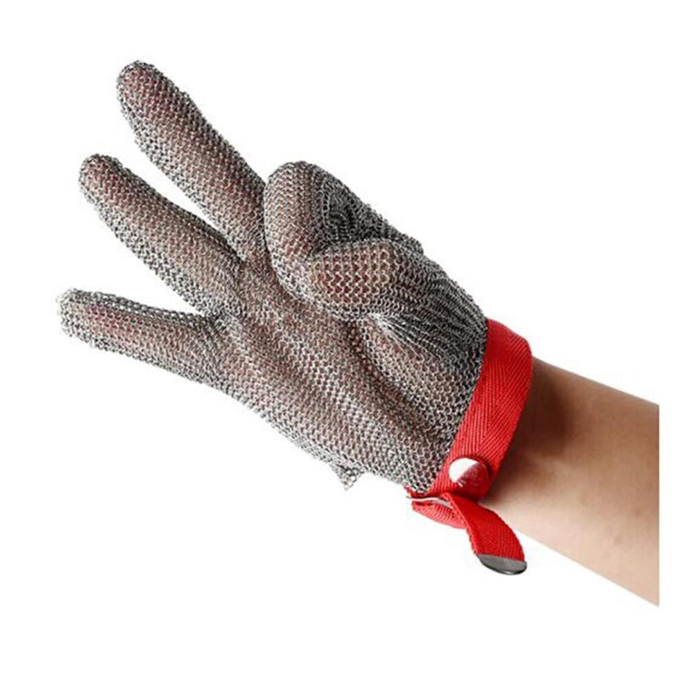Xl Cut Resistant Stainless Steel Mesh Glove Level 5 Protection For Oyster Shucking And Meat Cutting 9330225510284
