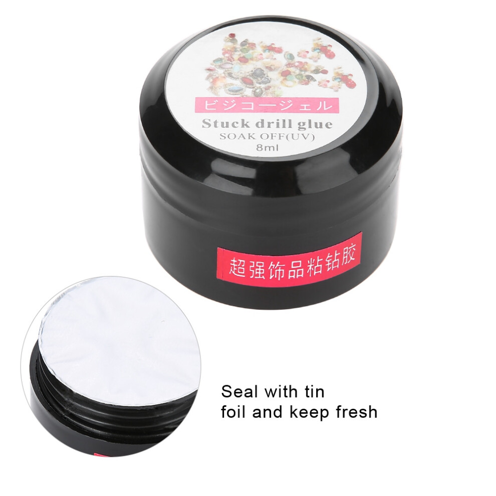 Nail Rhinestone Glue 8ml Resin Adhesive for Nails