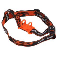 Adjustable Flashlight Head Strap with Elastic Silicone Grip for 22–32mm Flashlights Camping and Work