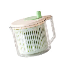 Salad Spinner Basket For Washing Drying Fruits Vegetables-Green