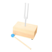 Tuning Fork Set Aluminum Alloy with Wooden Box and Hammer for Sound Therapy Healing and Education