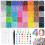 Funkelndes AB-Harz-Strass-Set mit Kleber und-40 Quadrate 1