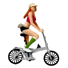 Fine Detailed 1:64 Scale Bike Riders Resin Figure for-1162