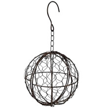 Metal Bird Nest Cage Nesting Materials Holder For Patios
