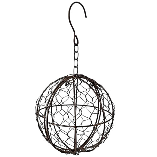 Metal Bird Nest Cage Nesting Materials Holder For Patios