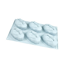 Flexible Silicone Baking Molds Perfect For-6 pistachios in a ro