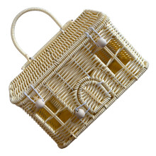 Wicker House Designs Basket Handmade Storage-Off white color
