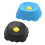 Plat pour chien à alimentation lente avec boule-Noir et bleu 1