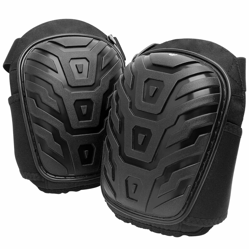 Gel Knee Pads For Work With Cushioning, Heavy Duty Protection For Construction And Gardening 9351714652827