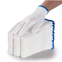 Work Gloves 24 Pairs Lightweight Breathable Nylon Safety Gloves with Non‑Slip Grip for Construction and Gardening