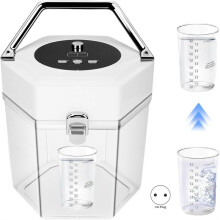 Hars Bubbelverwijderaar met Timing, 3-20 Minuten Effectieve 99% Bubbelverwijdering, 2L Epoxyhars Bubbelverwijderaar Machine EU-Stekker