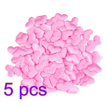 500Pcs Durable Pink Sponge Heart Confetti for Engagement and Party