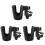 3Pcs Carriage Black Lightweight for Stroller 1
