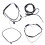 4Pièces Colliers Tour De Cou Mode Gothiques 1