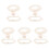 5Sets Comfortable Beige Bridal Lace Garters for Wedding Use 1