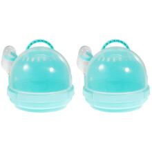 2Pcs Hamster Travel Carrier Suitable for Small Pets