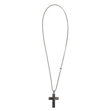 Black Cross Necklace for Men Women Soccer Crucifix Sports Jewelry