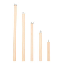 5Pcs Natural Wood Bird Perches for Cage Parrot Durable Toy