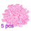 500Pièces Cœur Mousse Rose Pour Table Ambiance 1