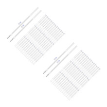 200Pièces Stylos Textile Effaçables À Blancs Pour Travaux DIY