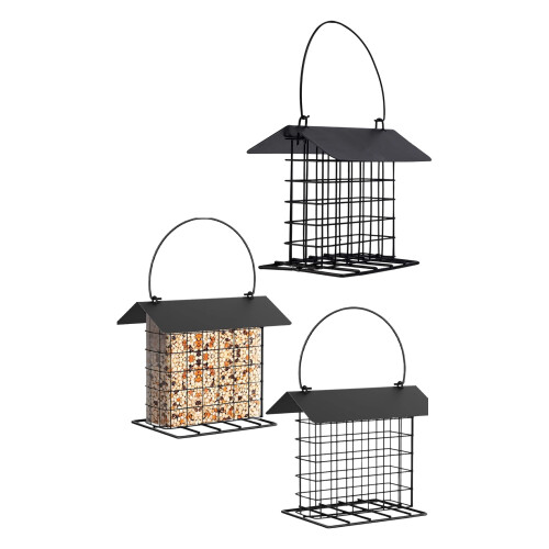 1Pc/2Pcs Iron Bird Feeder Table Holds Multiple Feed Type-2pcs 1