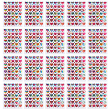 300Feuilles Stickers Appréciation Forme Cœur Colorés Pour Enfants