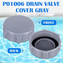 3 Pcs P6H1158 Replacement Drain Valve Cap Plastic for Pools Model P01006 Grey Swimming Pool Drain Valve Cap