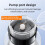 250ml Empty Alcohol Bottles Refillable Press Pump Bottle Clear Dispenser Remover Cleaner Tools Accessory 3pcs 6