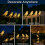 Energy Saving Solar Bird Light String Decorative Lamp For 4