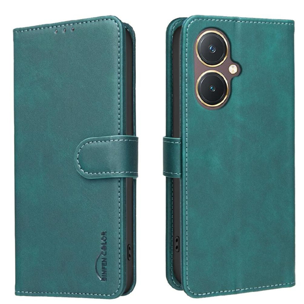 () Phone Case For Vivo Y27 All Round Shockproof Rfid Blocking Protection Drop Protection Convenient Kickstand 764563342600