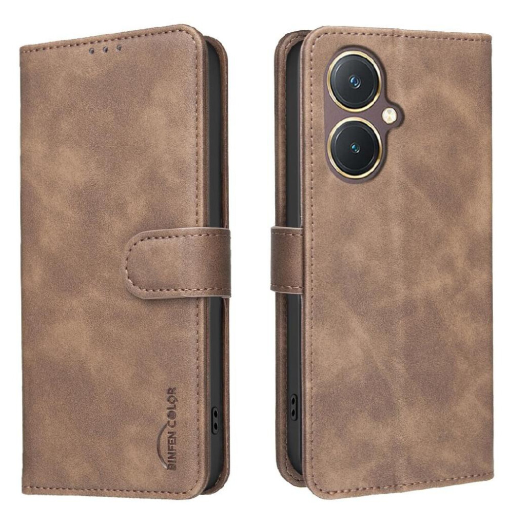 () Phone Case For Vivo Y27 All Round Shockproof Rfid Blocking Protection Drop Protection Convenient Kickstand 764563342594
