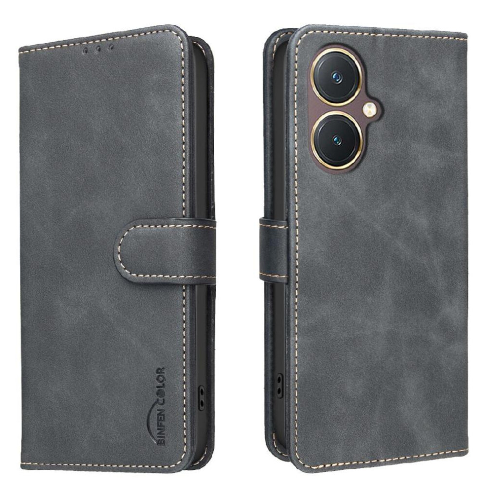 () Phone Case For Vivo Y27 All Round Shockproof Rfid Blocking Protection Drop Protection Convenient Kickstand 764563342570