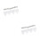 4St Witte Bruid Jarretels, Elastisch Kant En Rhinestone Set 7